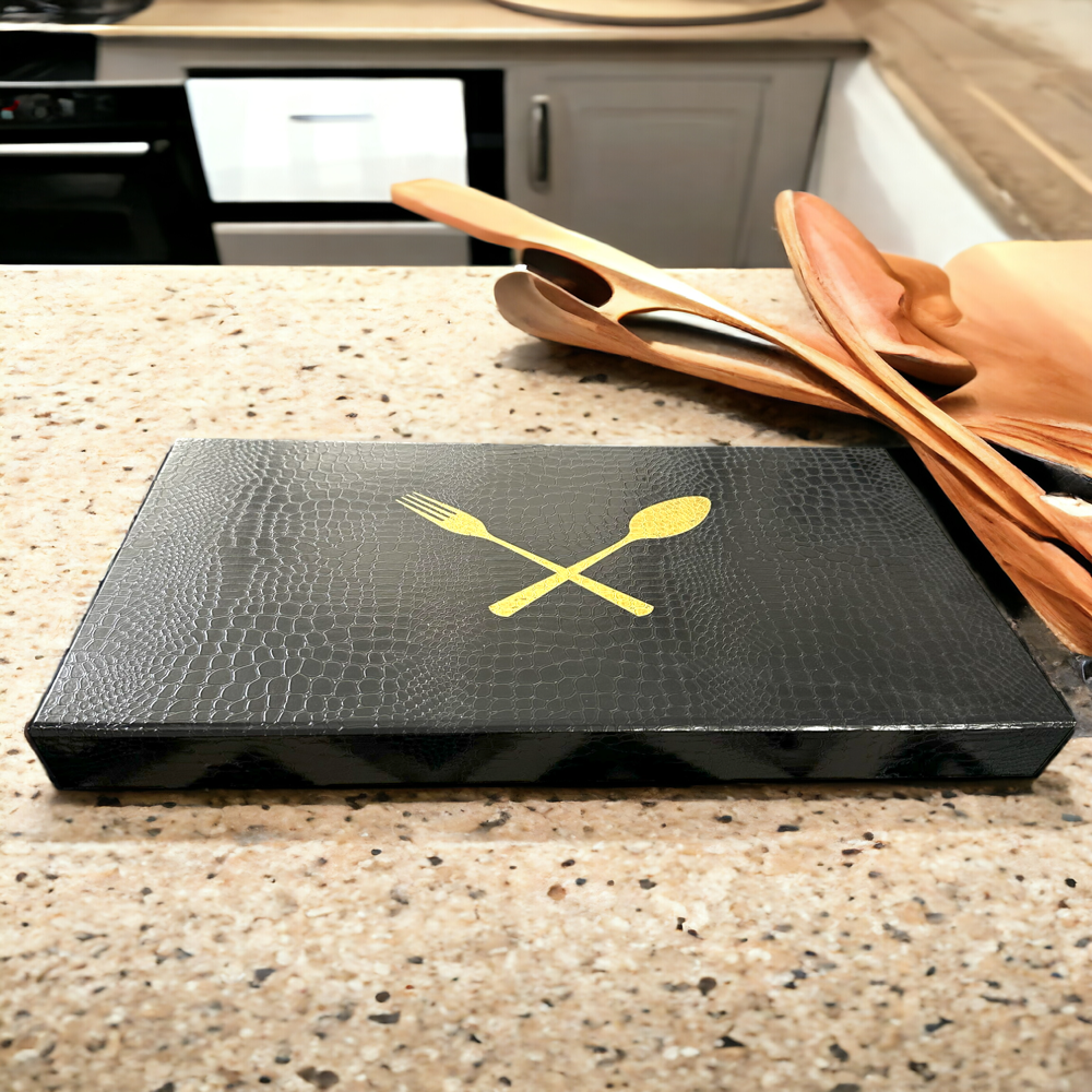 Cutlery Dye Cut Magnet Flap Rigid Box - Coating Type: Customized