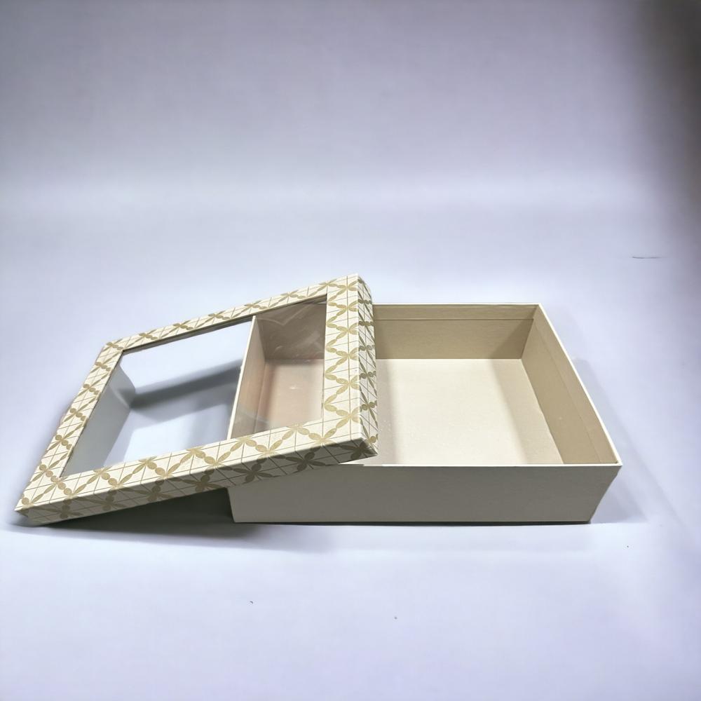 Top Bottom Window Packaging Box - Coating Type: Customized