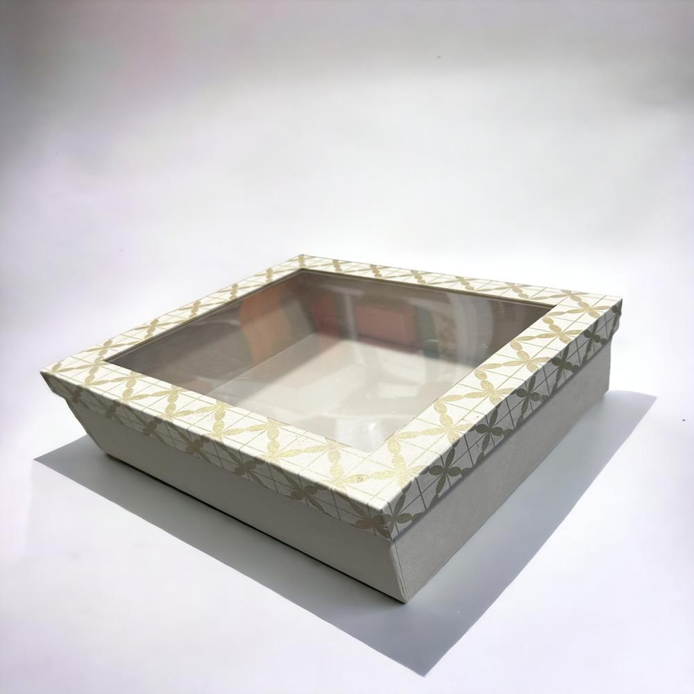Top Bottom Window Packaging Box - Coating Type: Customized