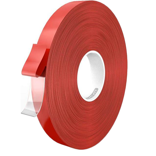 Red Polyester Tape - Coating Type: Heat-Resistant Silicone Coating