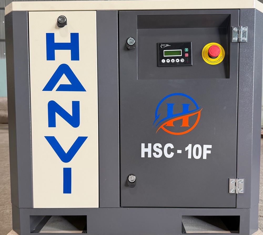 10 Hp Screw Air Compressor - Air Flow Capacity: 39 Cubic Feet Per Minute (Ft3/min)