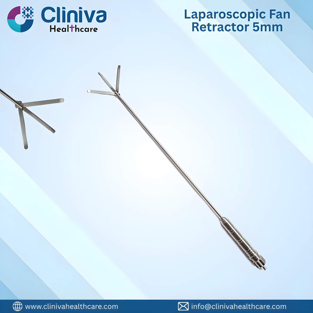 Laparoscopic Fan Retractor 5mmx330mm - Application: Hospital