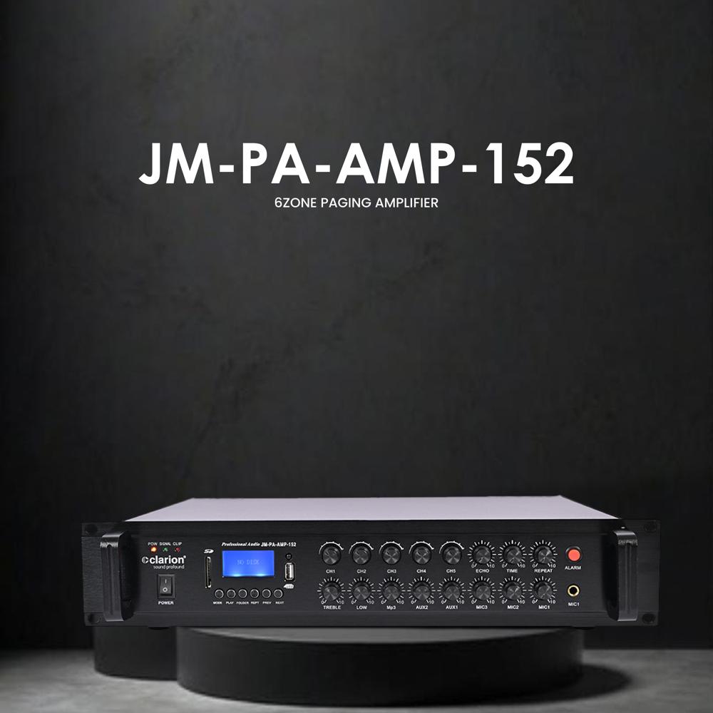 PAGING AMP | 3 X MIC | 6 ZONE OUTPUT | 2 MONITOR OUT | 120W