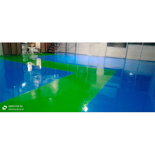 Anti Static Epoxy Flooring Services - Color: Green