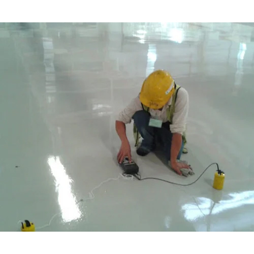 Pu Floor Coating Service - Polyurethane Material, 2-5mm Thickness, Off-white Color | 100-200 Sq Ft/gallon Coverage, 10 Year Warranty