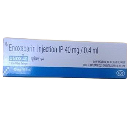 40 Mg-0.4 Ml Enoxaparin Injection IP