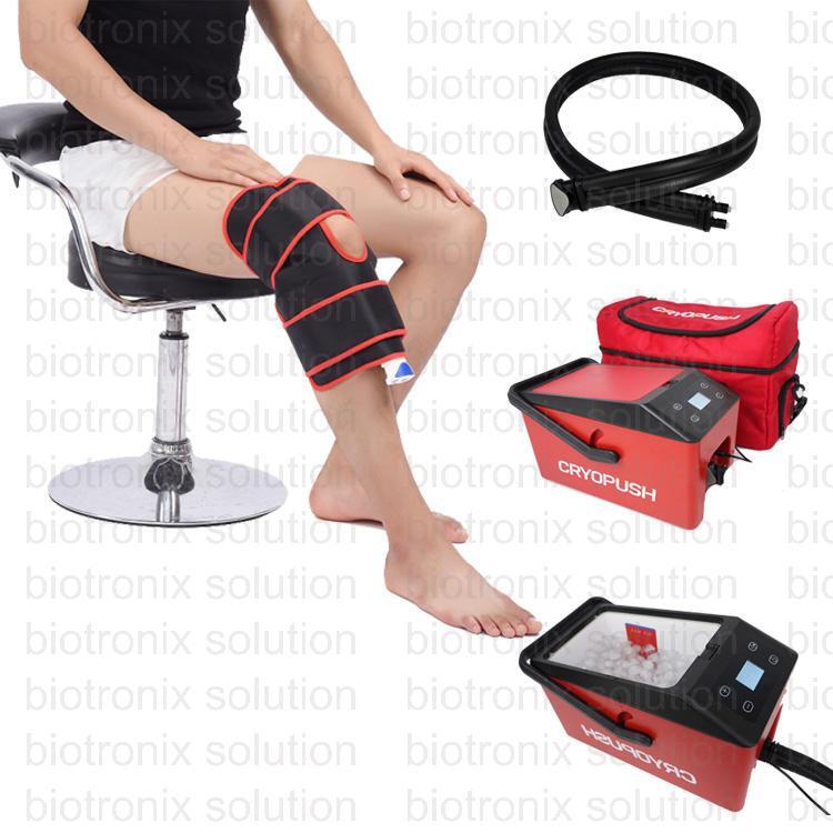 Cryopush Cold and Compression Therapy Device for Enhanced Healing