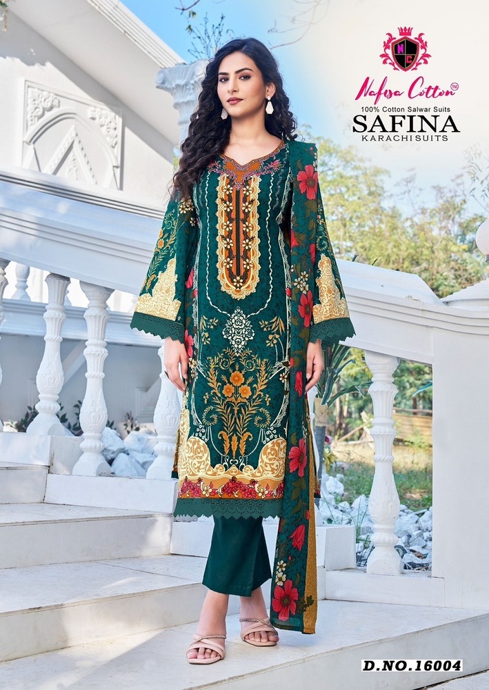 Nafisa Safina Vol-16  Karachi Dress Material