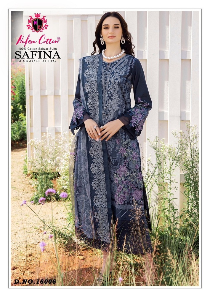 Nafisa Safina Vol-16  Karachi Dress Material