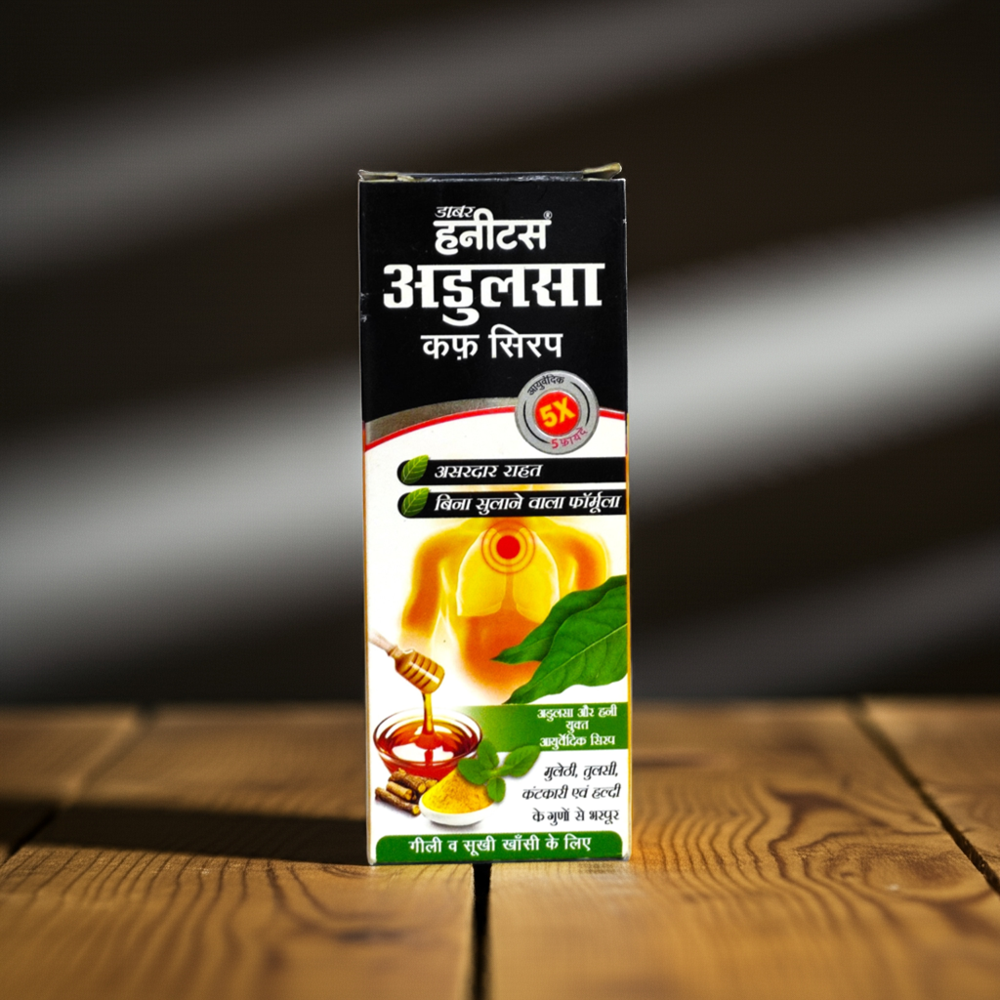 Dabur Honitus Adulsa Cough Syrup 100ML