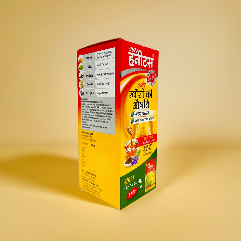 Dabur Honitus Cough Remedy Syrup 200 ml