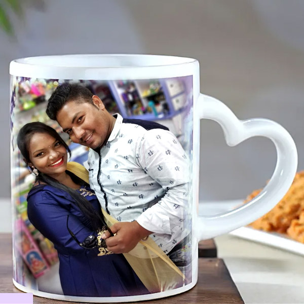 Heart Handle Sublimation Mug