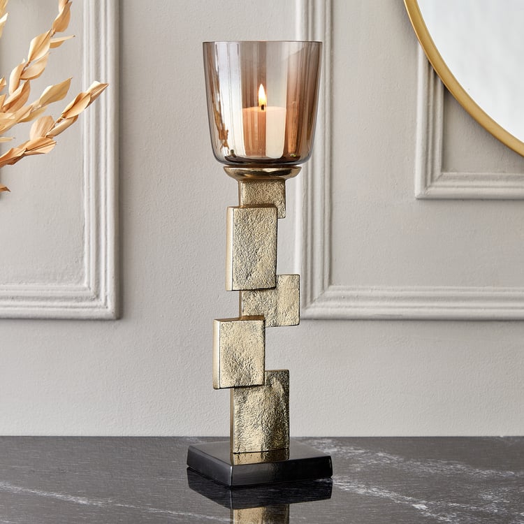 Luxury Masterpiece Tableware Use Item Modern  Nickel Plating Finishing Tree Shape Leaves Design High Quality Tableware candle Stand Holder