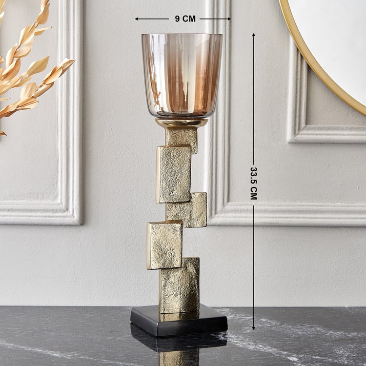 Luxury Masterpiece Tableware Use Item Modern  Nickel Plating Finishing Tree Shape Leaves Design High Quality Tableware candle Stand Holder