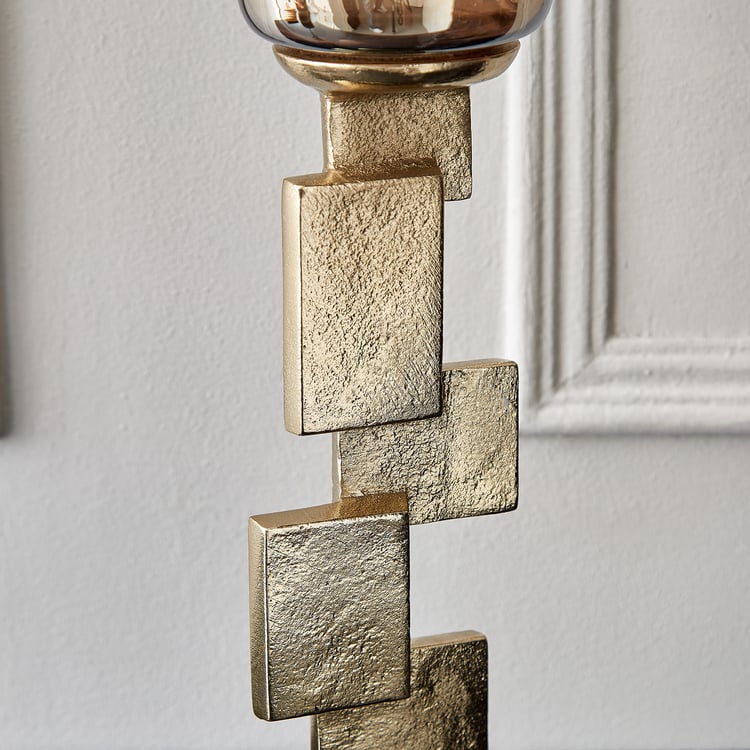 Luxury Masterpiece Tableware Use Item Modern  Nickel Plating Finishing Tree Shape Leaves Design High Quality Tableware candle Stand Holder