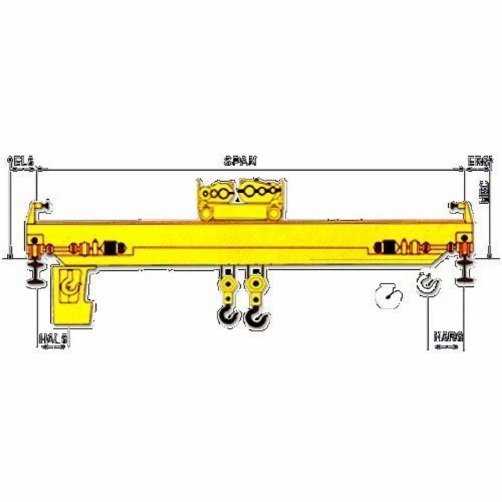 40 Ton Over Head Crane - Color: No