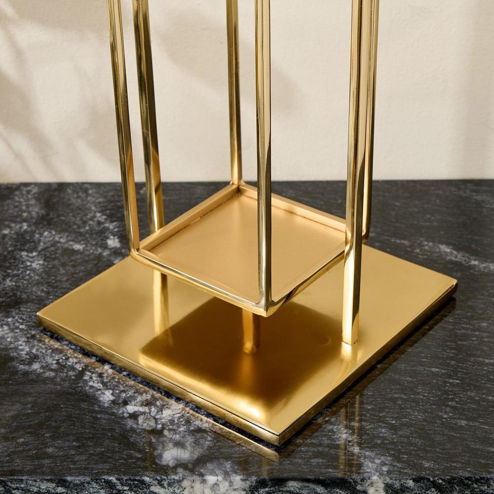 Large decorative metal lantern for home decor  Rustic black metal lantern with glass panels  Outdoor metal lantern