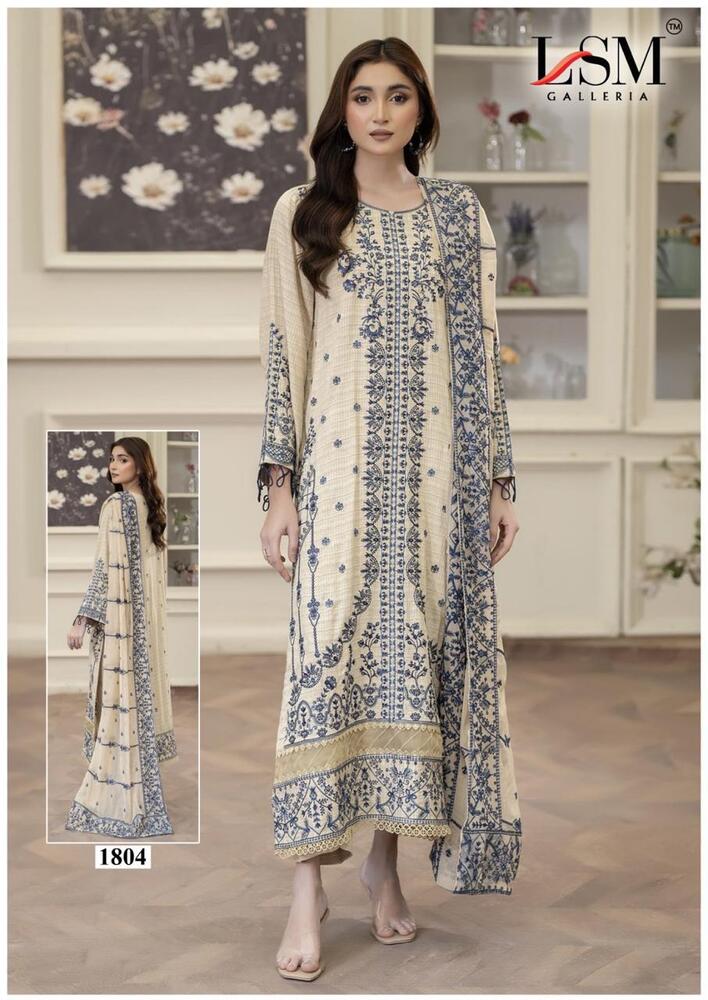 Lsm Parian Dream Vol-18 Karachi Dress Material