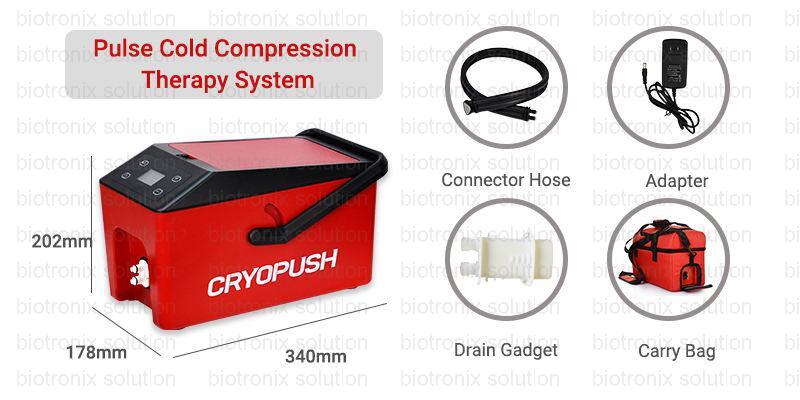 Cryopush Multi-Pad Cold Compression System for Full Joint Coverage