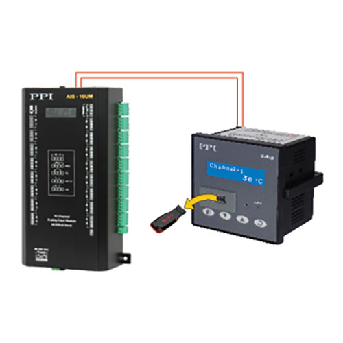 Universal Process Data Logger With Usb Port For Data Transfer To Pc Via Pen-Drive - Color: Grey