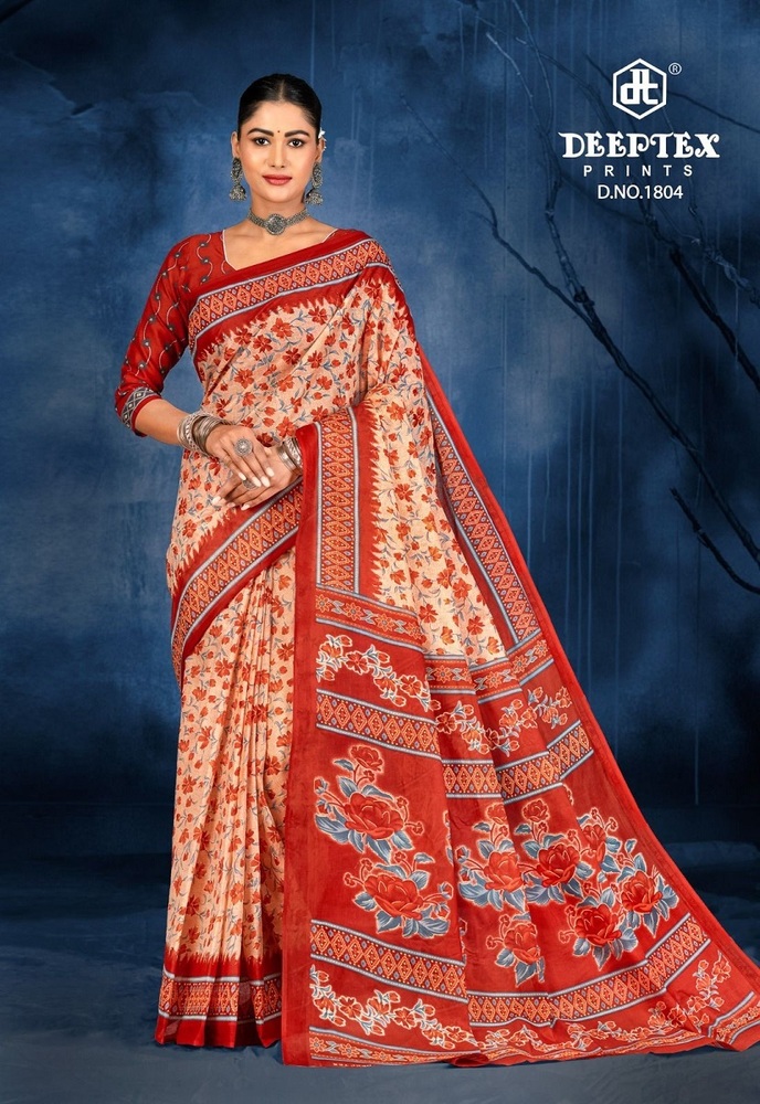 Deeptex Prime Time Vol-18 Cotton Saree