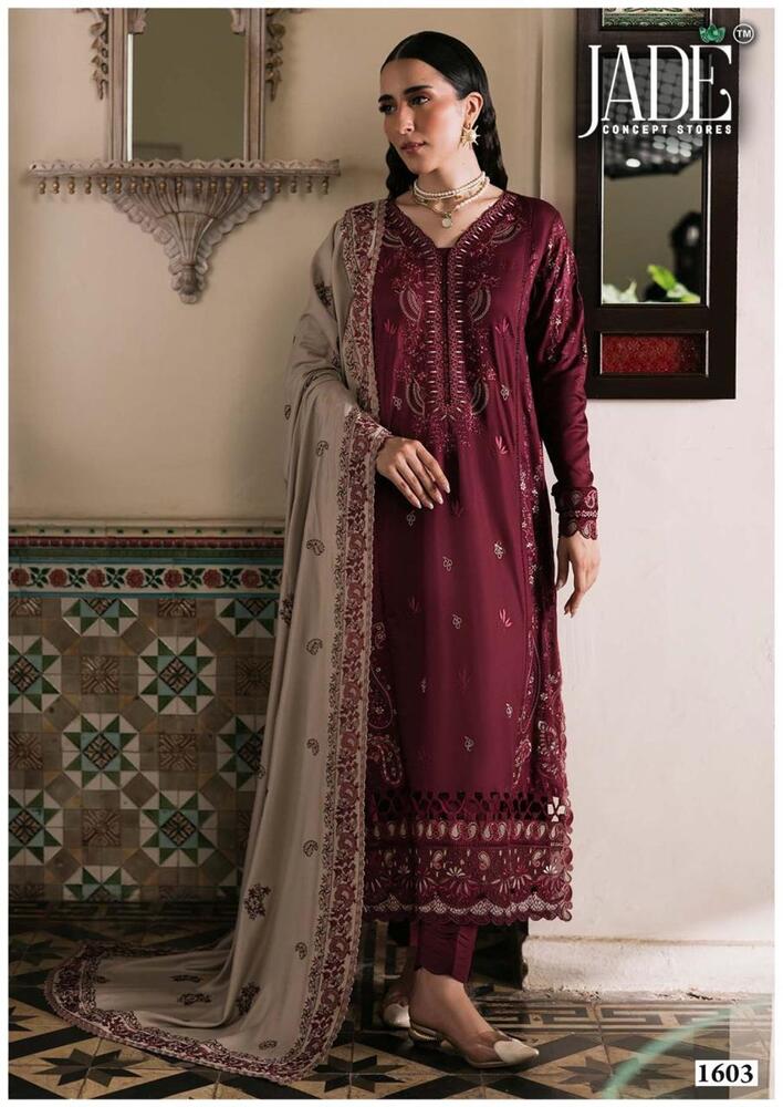 Jade Bin Saeed Vol-16 Karachi Dress Material