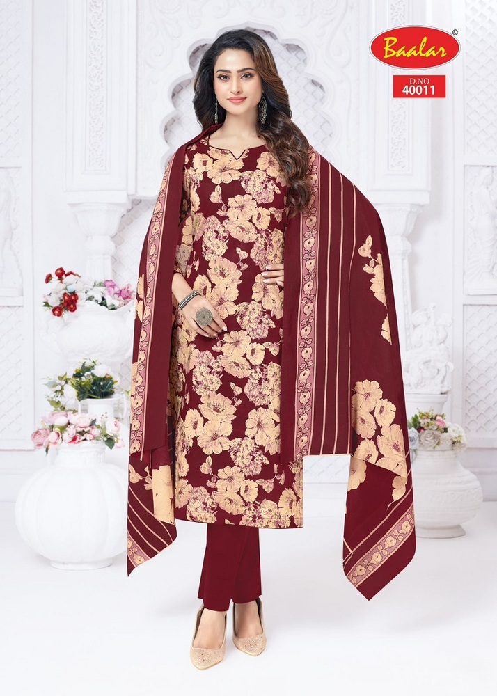 Baalar Kashmir Cotton Vol-3 Dress Material