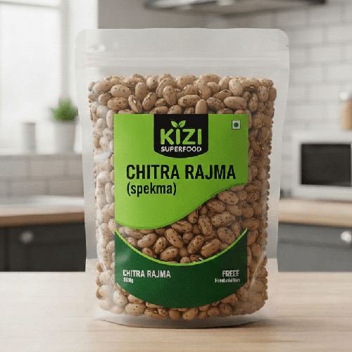 500 Gm Chitra Rajma - Color: White