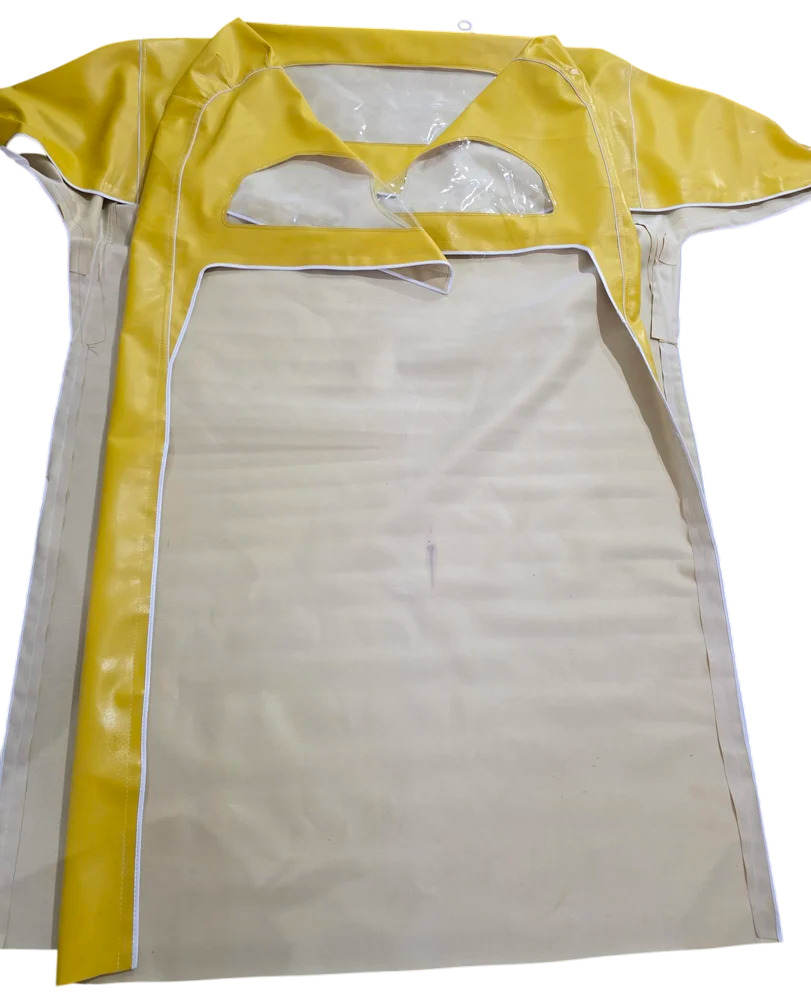 0.90Mm Rexine Yellow Auto Hood For Bs6 Bajaj Compact - Feature: Good Qualty