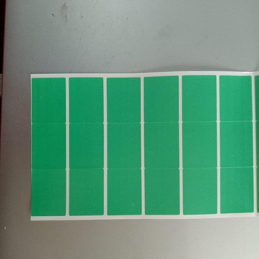 Color Barcode Label - Color: Green