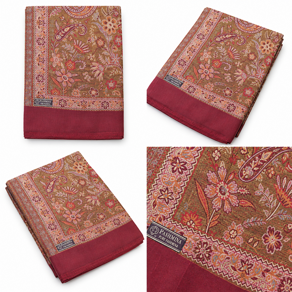 Pashmina Shawl - Knitting Type: Hand Made