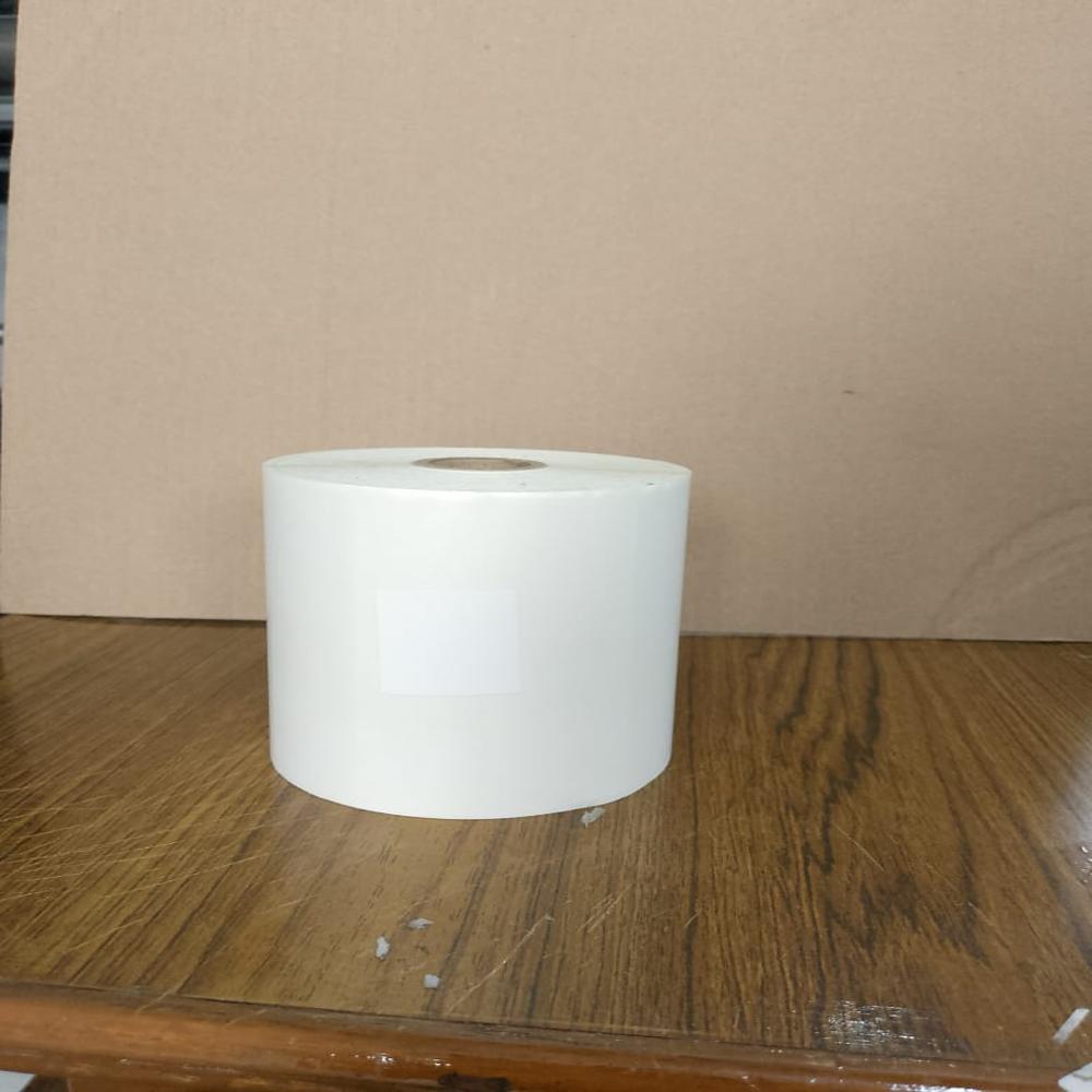 White Plain Barcode Labels - Feature: Self-adhesive