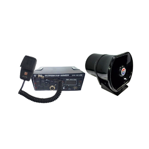 Bbg 50 Pa Electronic Sirens - Color: Black