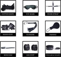 Full Black Bdsm Kit