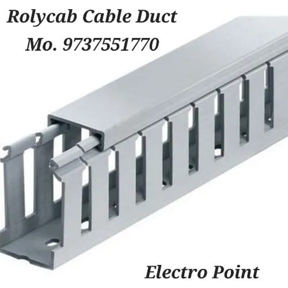 Pvc Wire Duct - Color: White