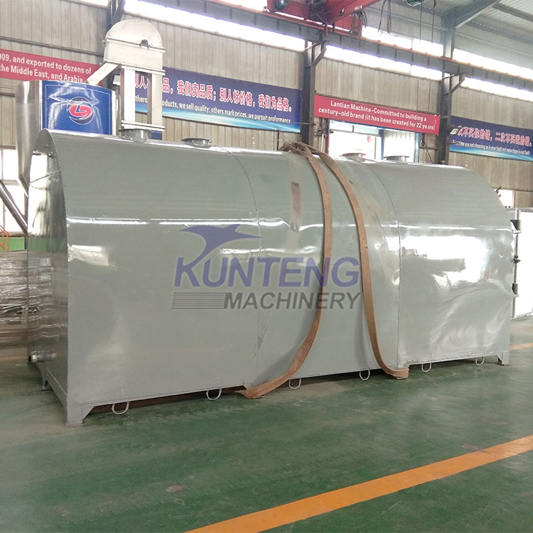 Horizontal Lump Wood Charcoal Kiln Carbonization Furnace Stove
