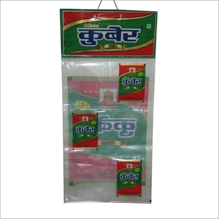 Transparent Plastic Pouch Hanger 