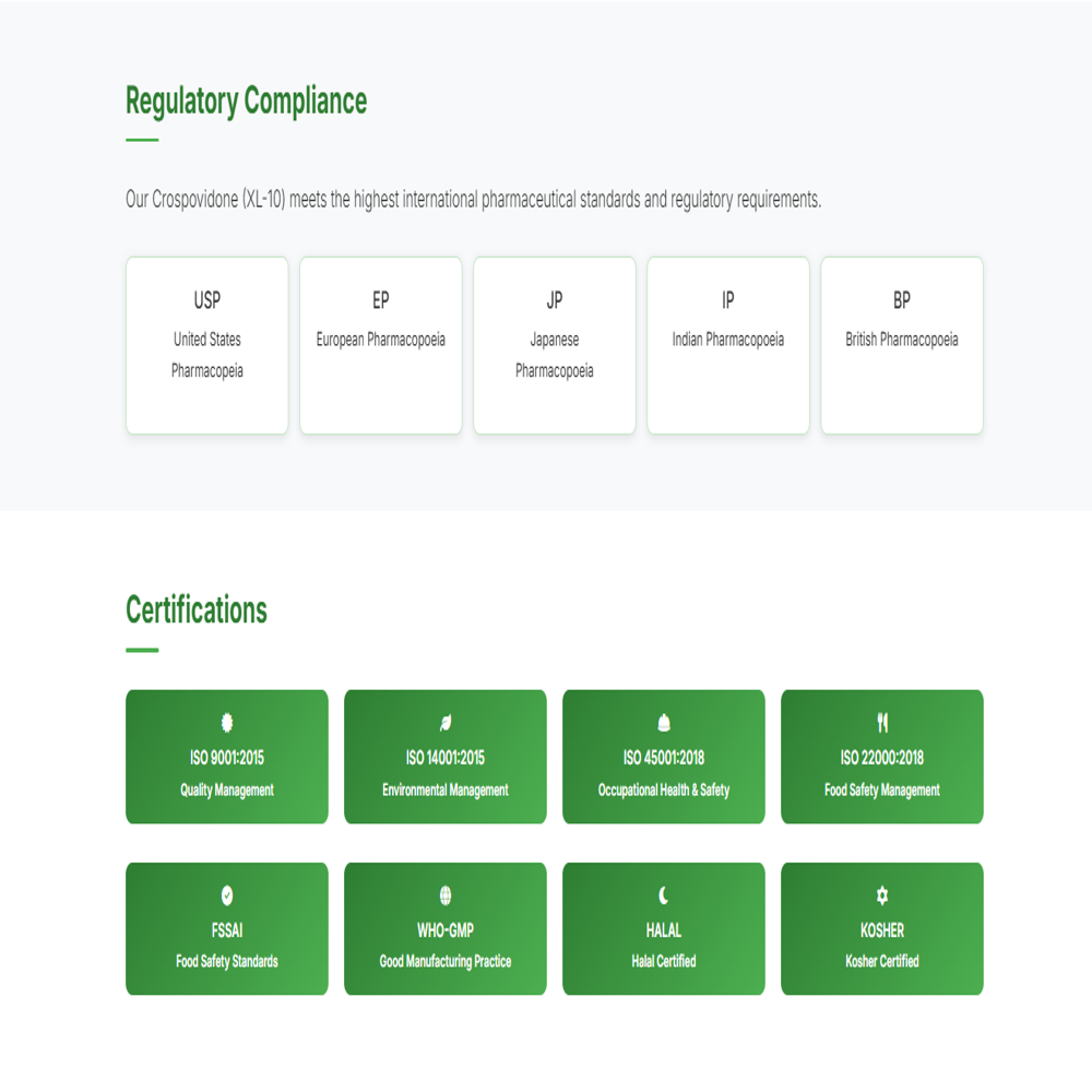 Crospovidone (Xl-10) Powder - Cas No: 25249-54-1