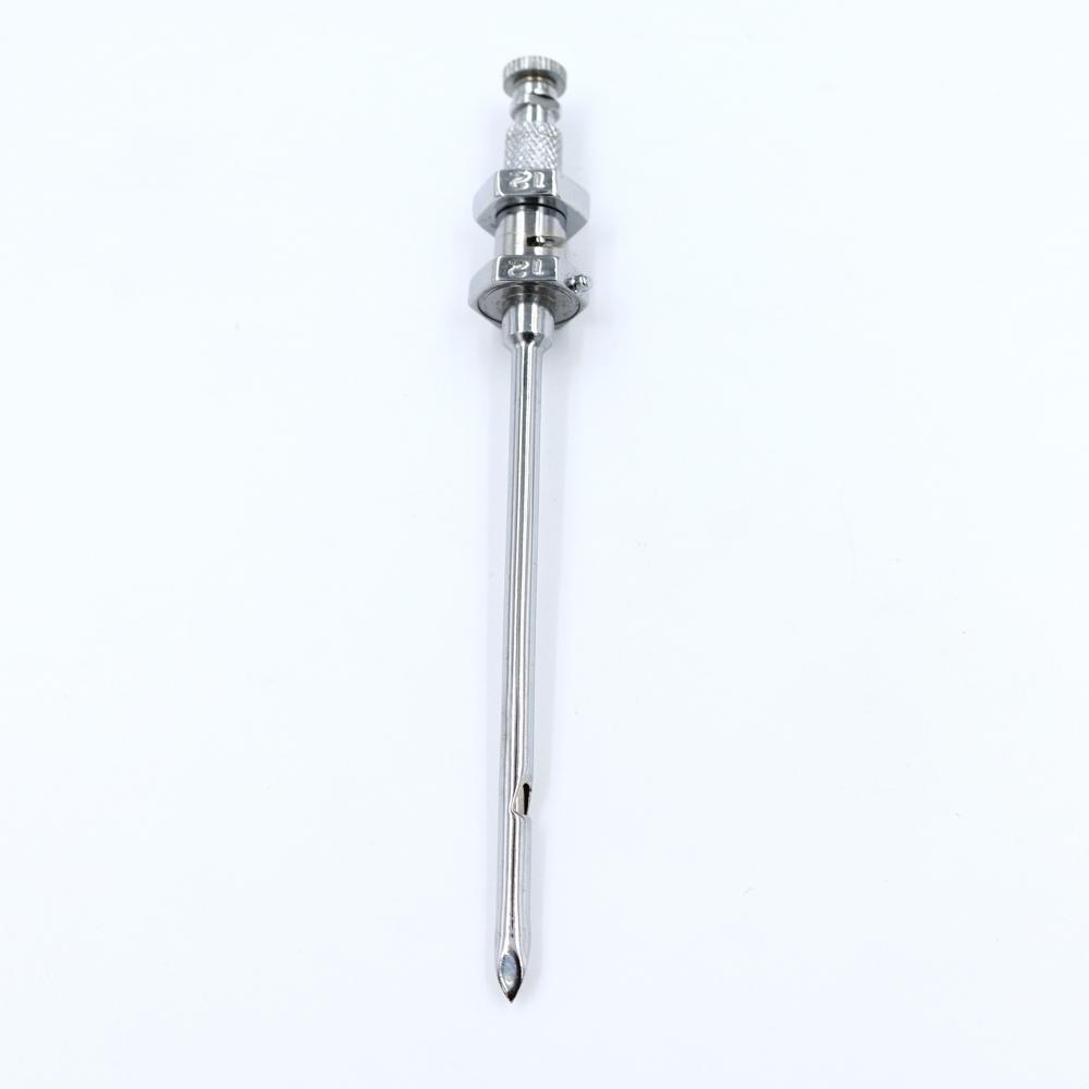 No. 12 Pleural Biopsy Needle - Color: - Shiny Silver/Grey Metallic Finish Due To Stainless Steel.