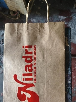 Brown Kraft Paper Grocery Bag - Max Load: 250Gm