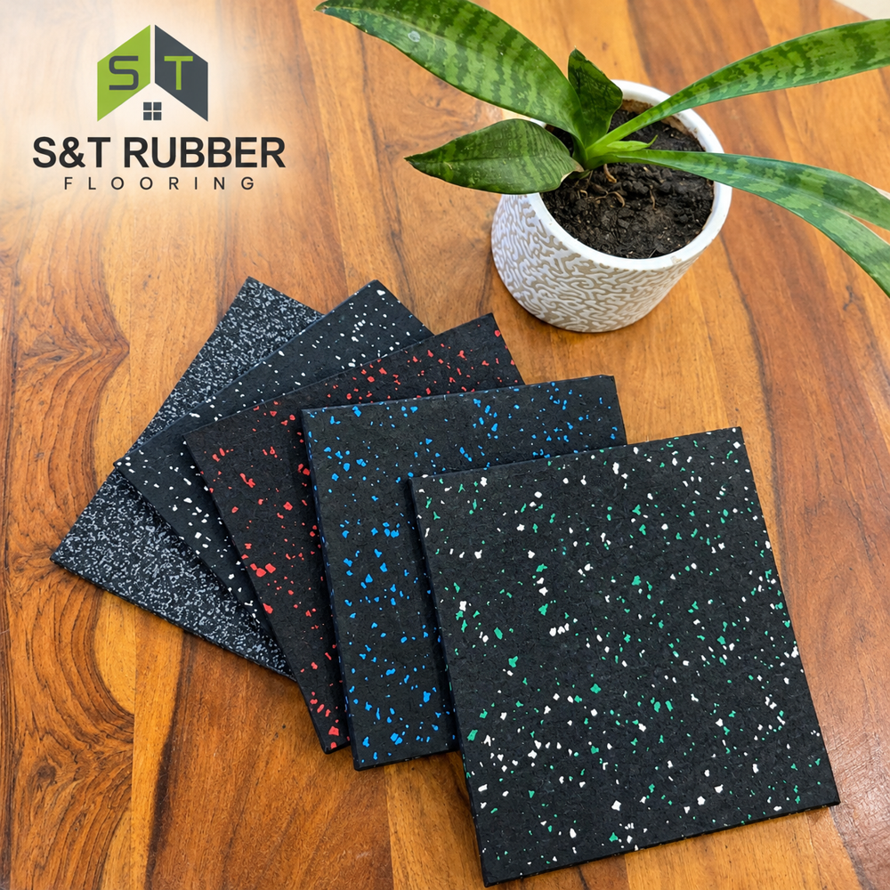 20 Mm Epdm Rubber Flooring Tile - Color: All