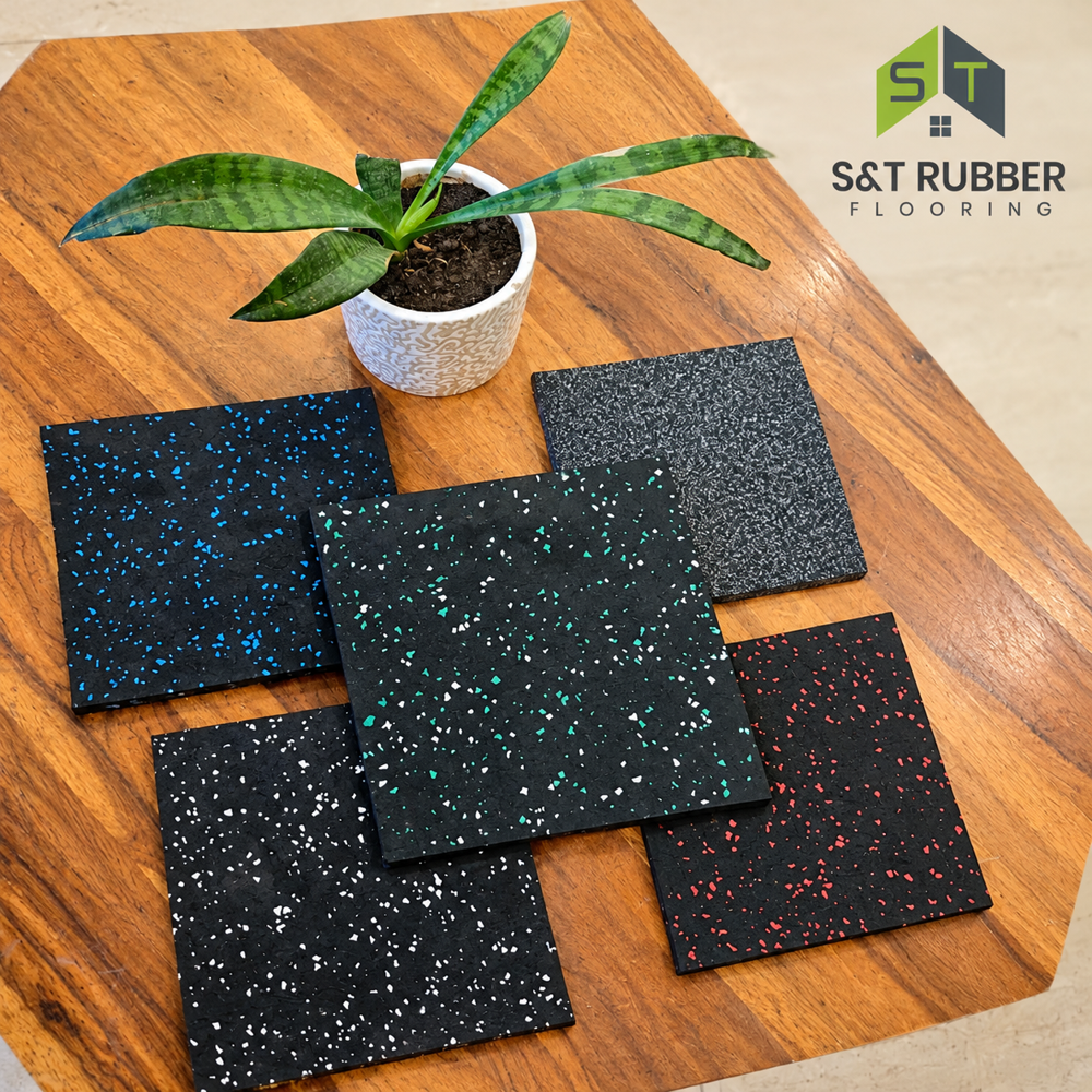 25 Mm Epdm Rubber Flooring Tile - Color: All