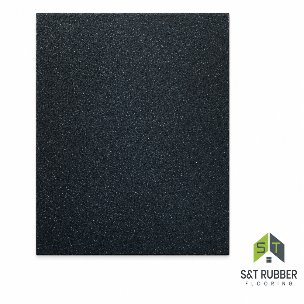 20 Mm Rubber Gym Floor Tile - Color: All