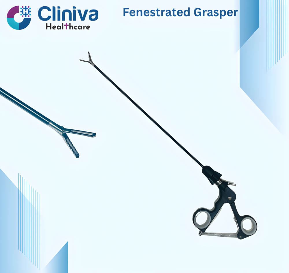 Laparoscopic Bipolar Fenestrated Grasper 5Mmx330Mm - Application: Hospital