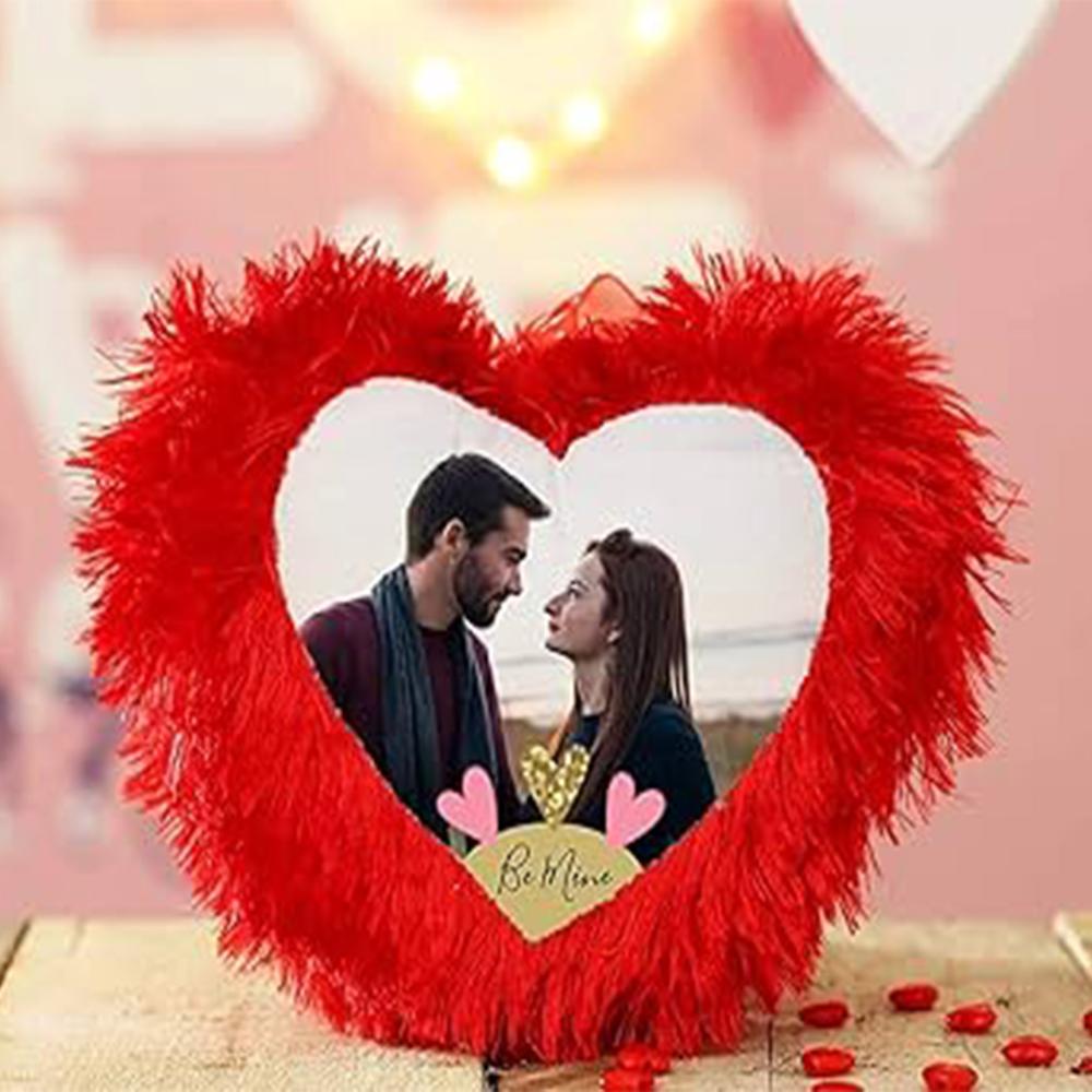 ASL01- Heart Fur Cushion