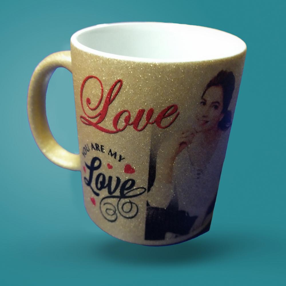 Glitter Mug Sublimation Mug - Color: Multicolour