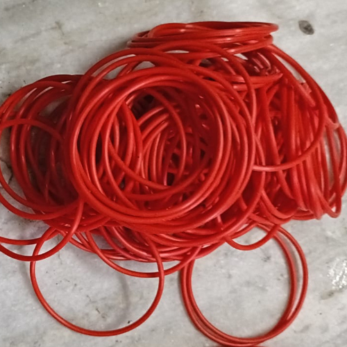 Silicon Rubber O Ring - Color: Red