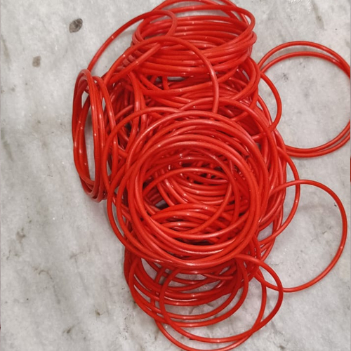 Silicon Rubber O Ring - Color: Red