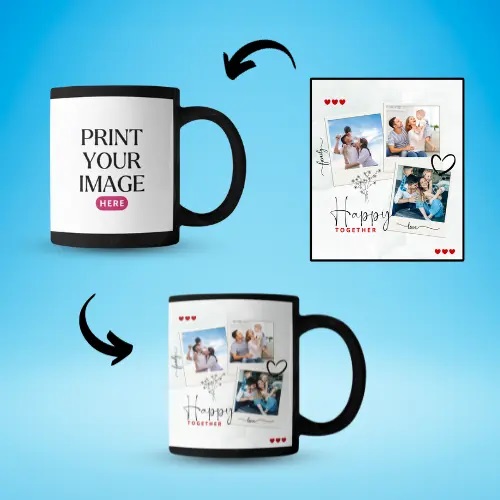 Designer Sublimation Mug - Color: Multicolour
