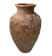 Clay Pottery Vase - Color: Red